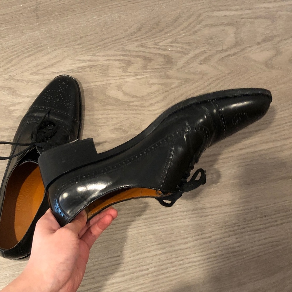 Ferragamo brogue Oxford shoes, size 8 B - Picture 7 of 15